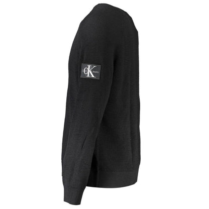 Calvin Klein Nero Wool Mens Sweater