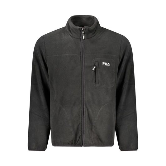 Fila Black Polyester Full-Length Jacket Fila