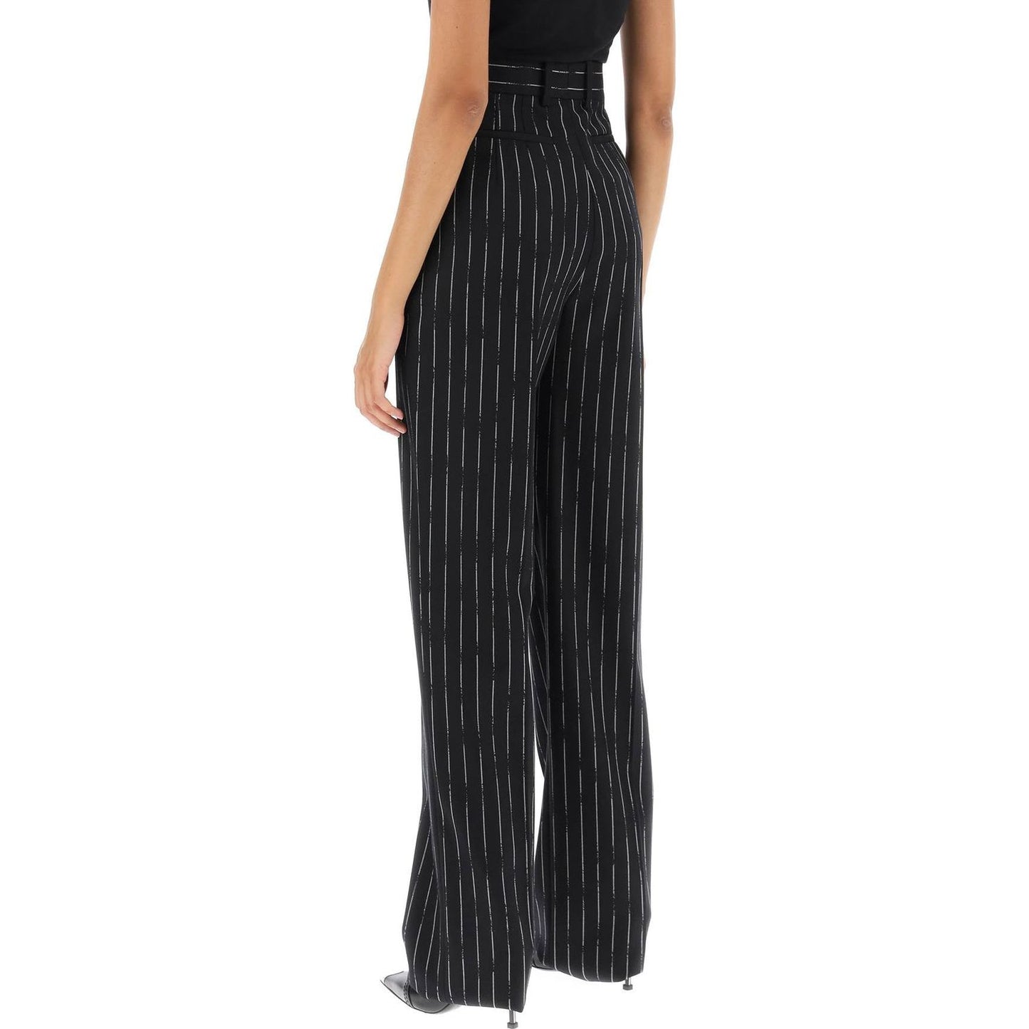 Alexander Mcqueen broken pinstripe trousers Trousers Alexander Mcqueen