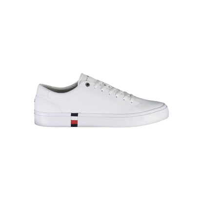 Tommy Hilfiger White Leather Men Sneaker
