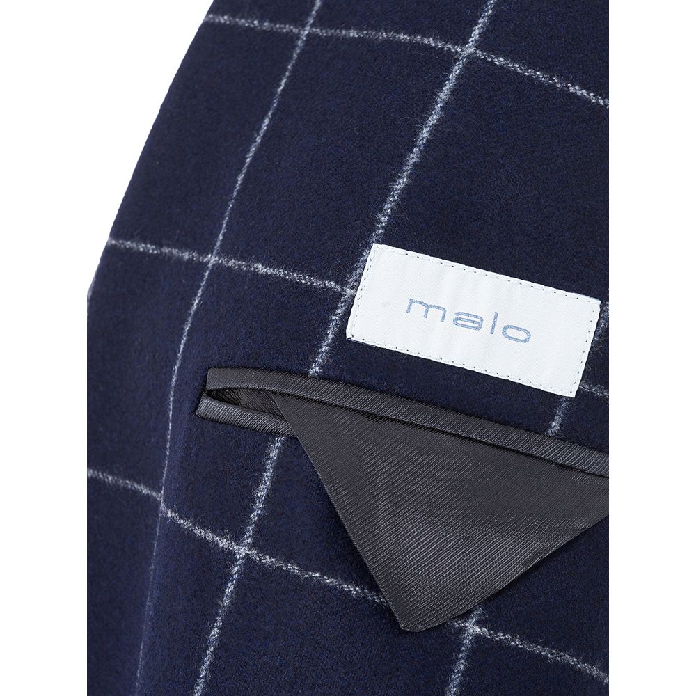 Malo Blue Wool Blazer