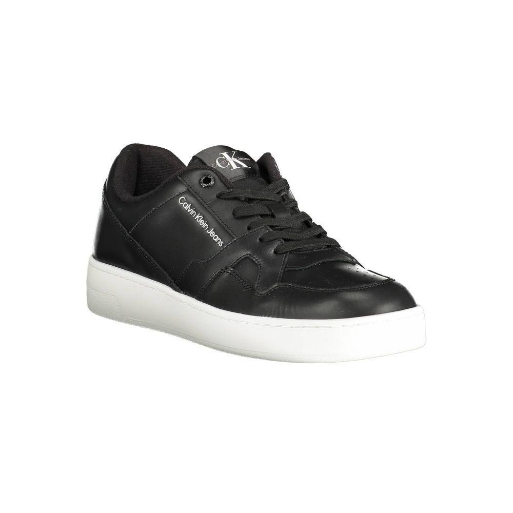 Calvin Klein Black Polyester Men Sneaker