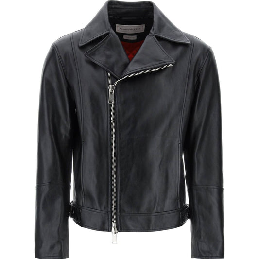 Alexander Mcqueen nappa biker jacket Jackets Alexander Mcqueen