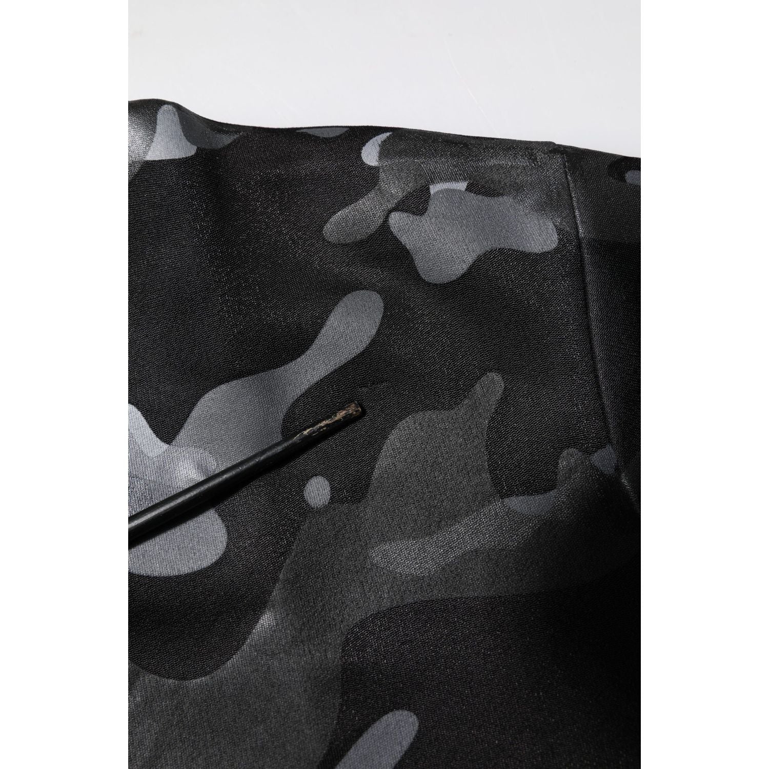 Dolce & Gabbana Black Camouflage Pullover Sweatshirt Sweater