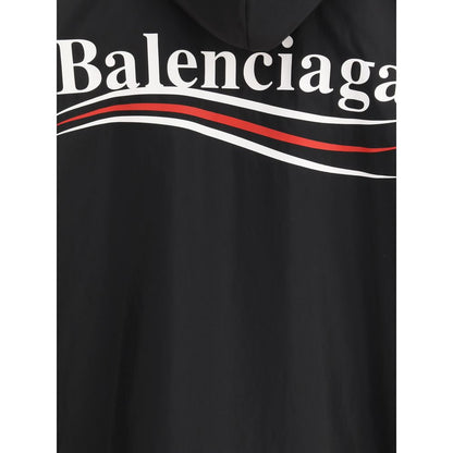 Balenciaga Black Polyester Shell Jacket Balenciaga