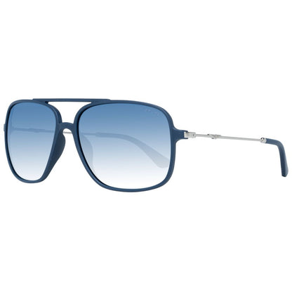 Police Blue Plastic Sunglasses