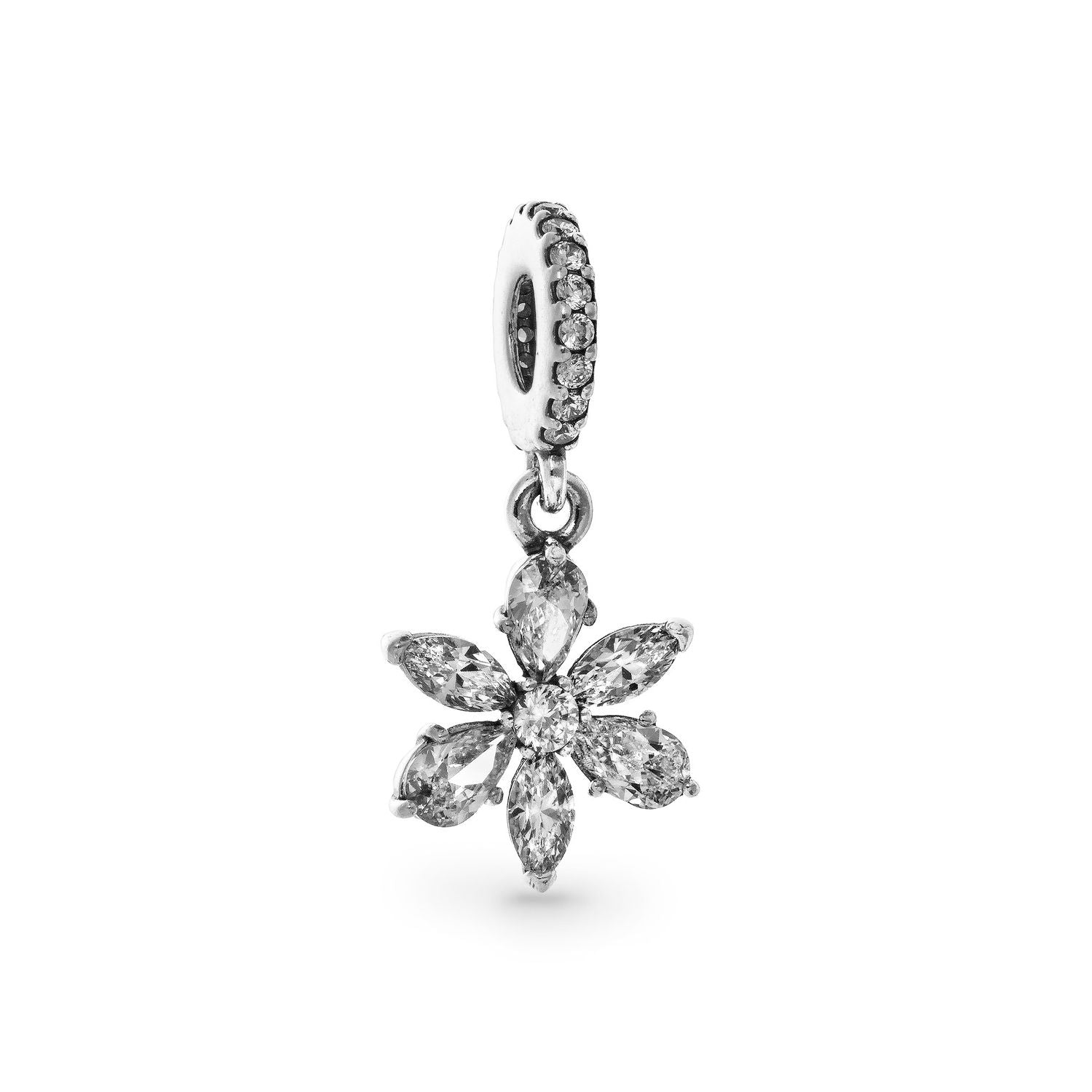 PANDORA Mod. SPARKLING HERBARIUM CLUSTER DANGLE CHARM