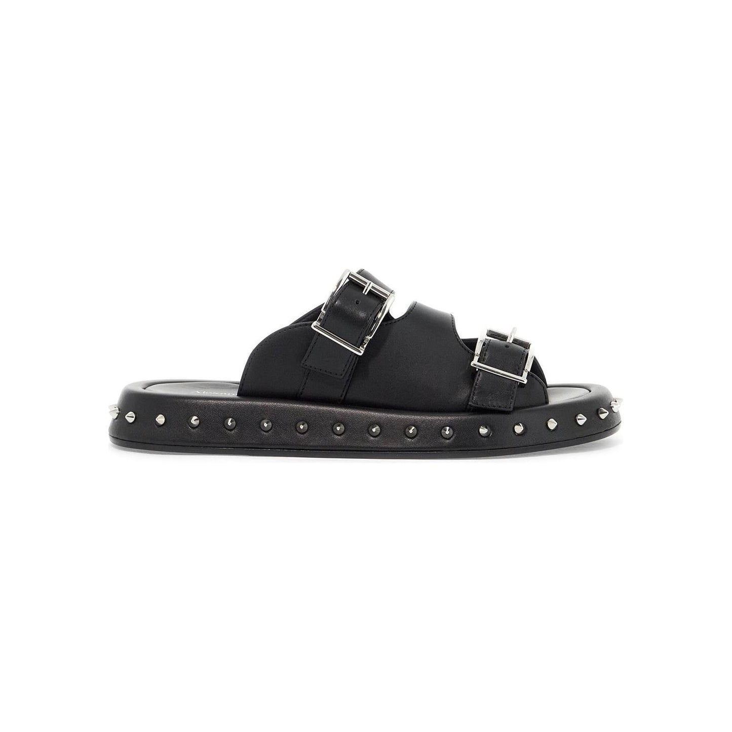 Alexander Mcqueen leather punk slides Sandals Alexander Mcqueen