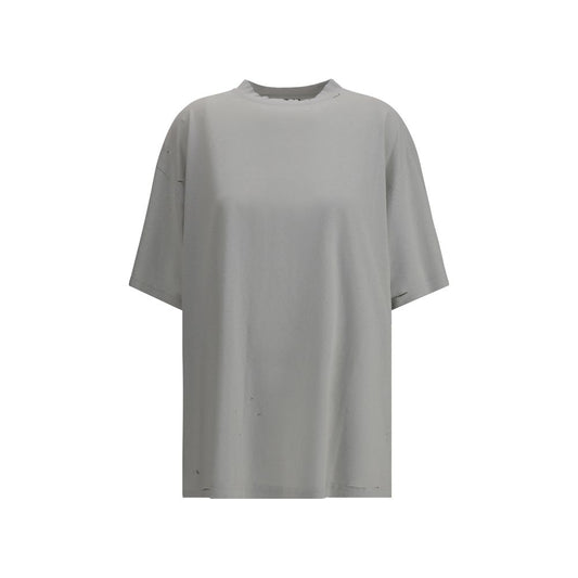Balenciaga Gray Cotton T-Shirt Balenciaga