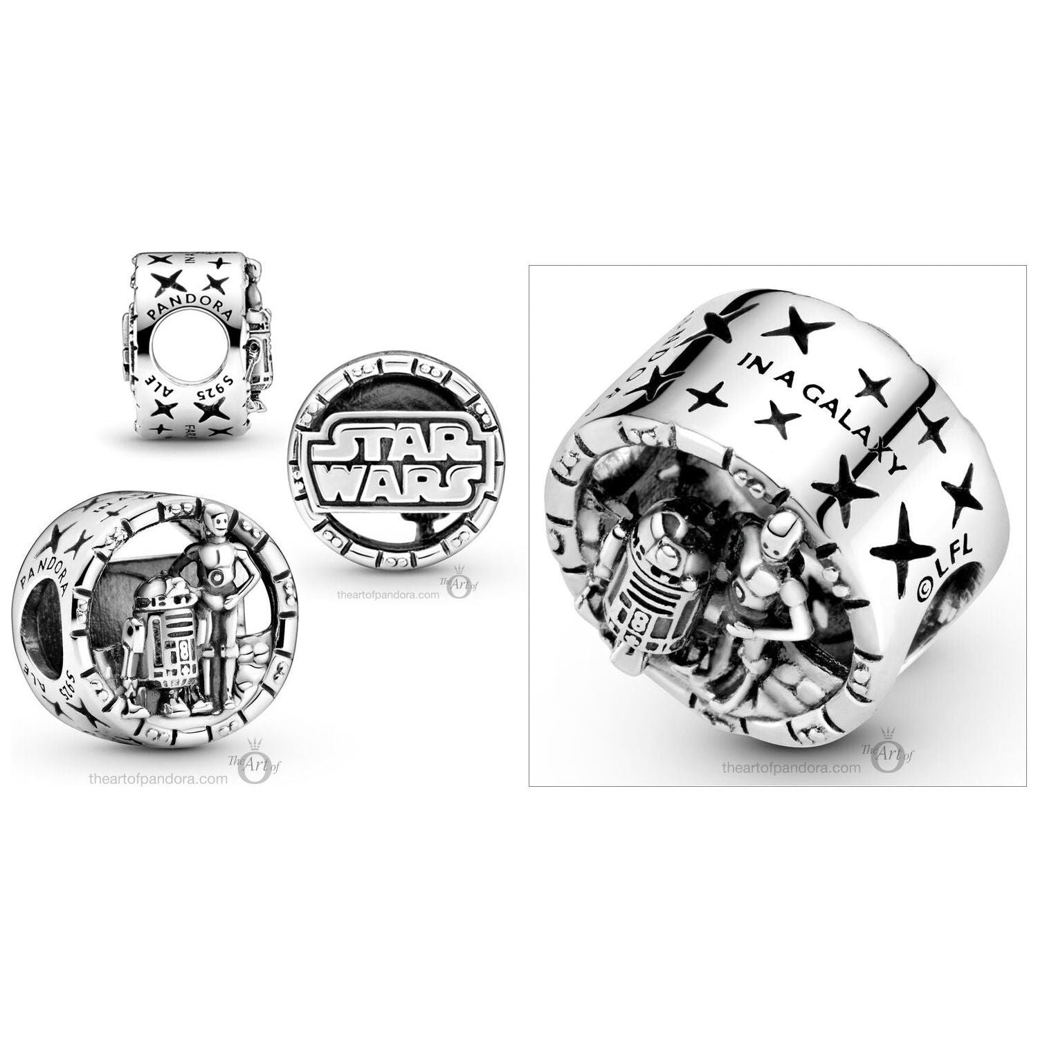 PANDORA CHARMS STAR WARS COLLECTION Mod. R2D2