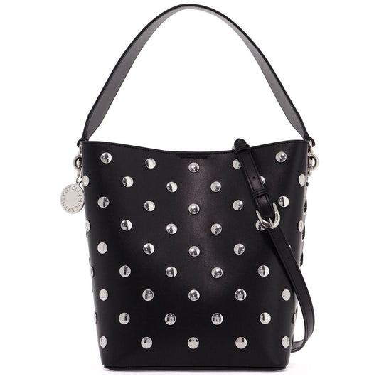 Stella McCartney large frayme bucket bag with studs