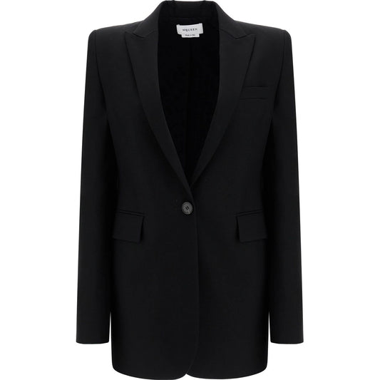 Alexander Mcqueen "gabardine jacket with chain Jackets Alexander Mcqueen