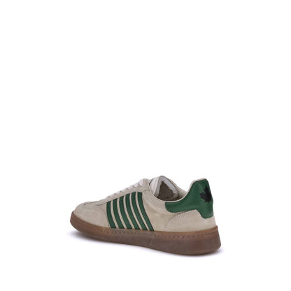 Dsquared² Bicolor Calf Leather Bos Taurus Low Top Sneakers