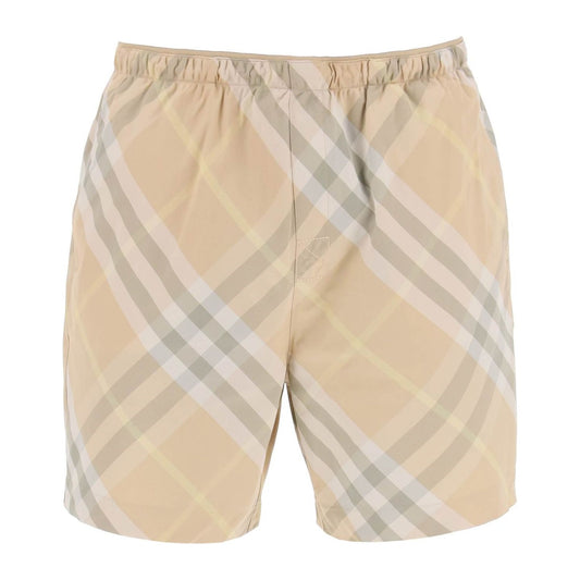 Burberry ered men's check Bermuda shorts Beachwear & underwear Burberry