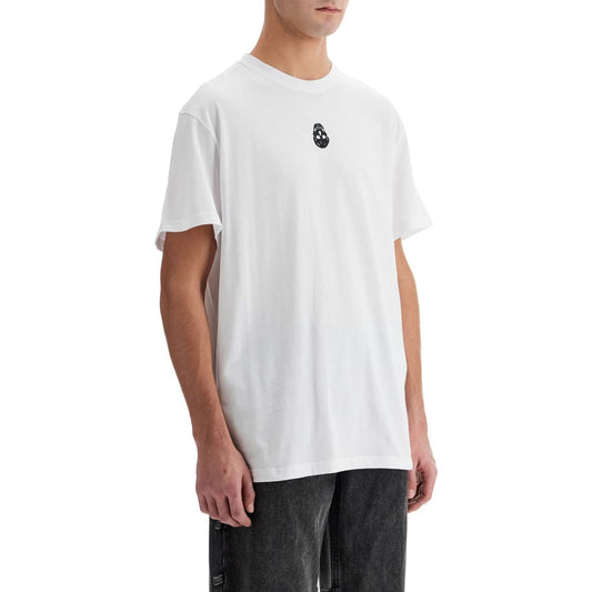 Alexander Mcqueen skull embroidered t-shirt Topwear Alexander Mcqueen