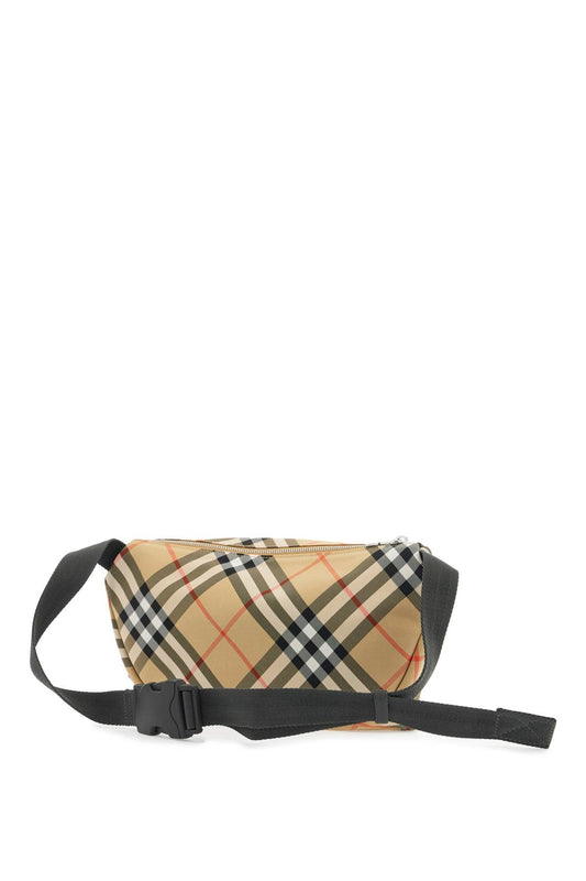 Burberry check marsupio in technical fabric Belt bags Burberry