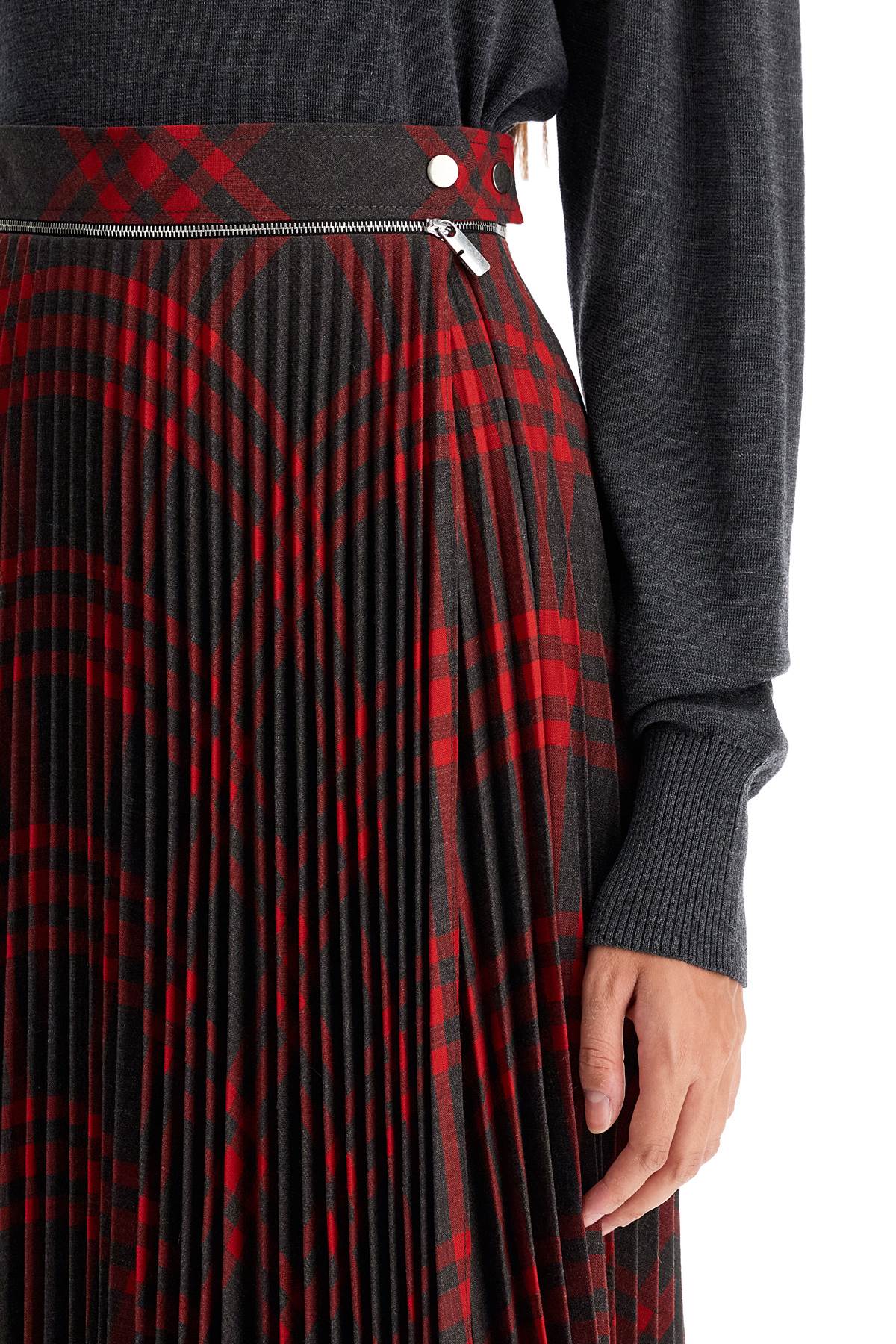 Burberry 'folded pleat check Skirts Burberry