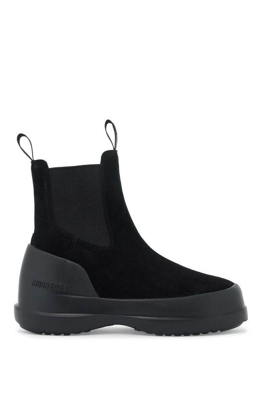 Moon Boot luna chelsea suede leather ankle Boots Moon Boot