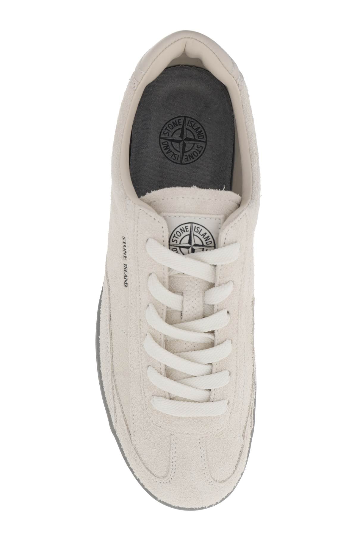 Stone Island suede leather rock sneakers for Sneakers Stone Island