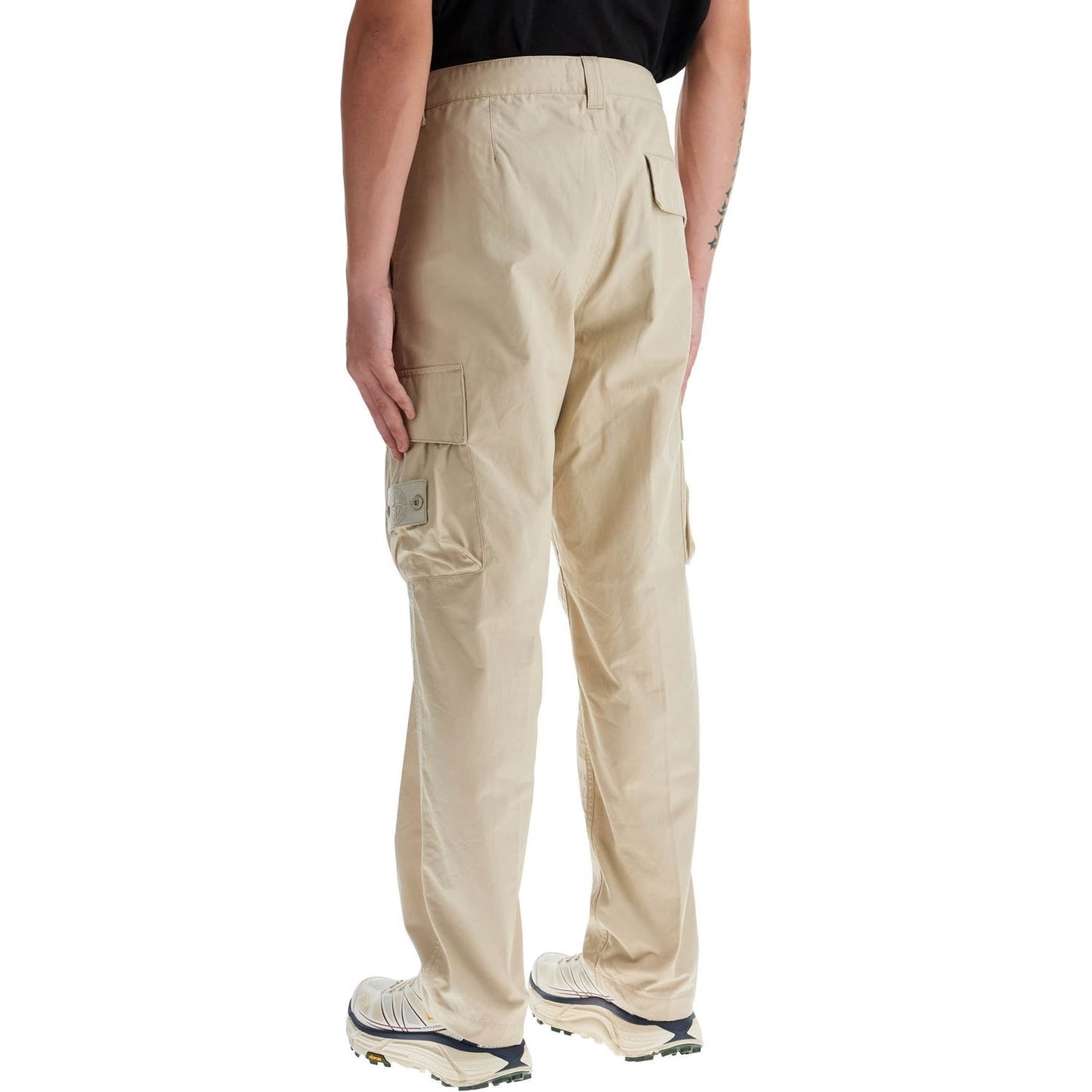 Stone Island 'cotton ghost cargo pants for men Trousers Stone Island