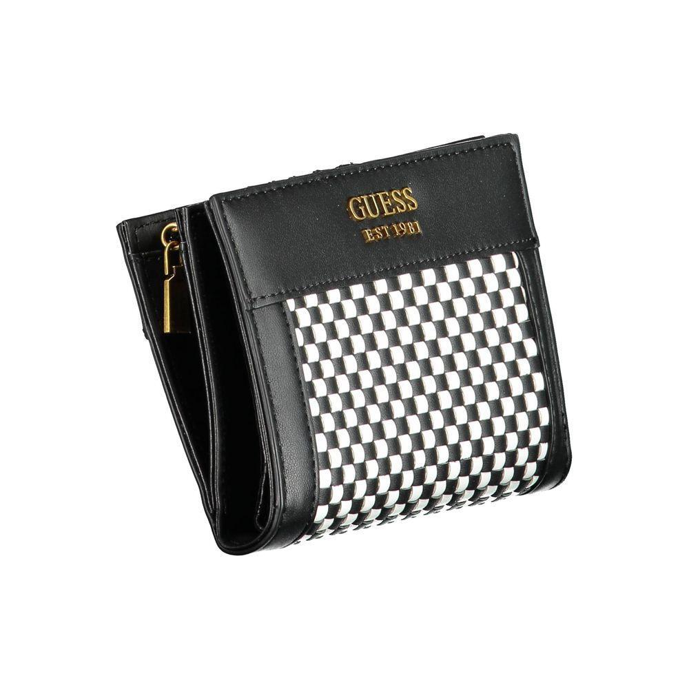 Guess Jeans Black Polyurethane Women Wallet
