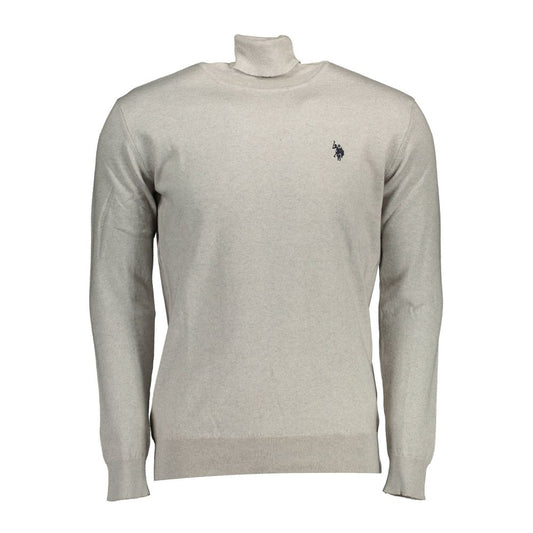 U.S. POLO ASSN. Gray Cotton Men's Sweater