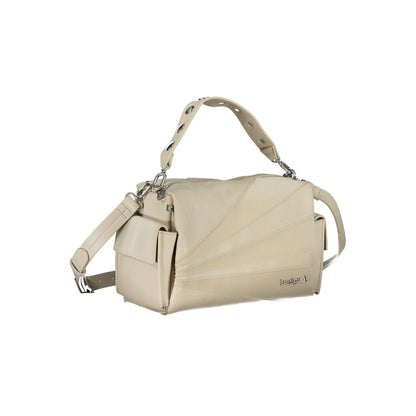 Desigual Beige Polyurethane Women Handbag