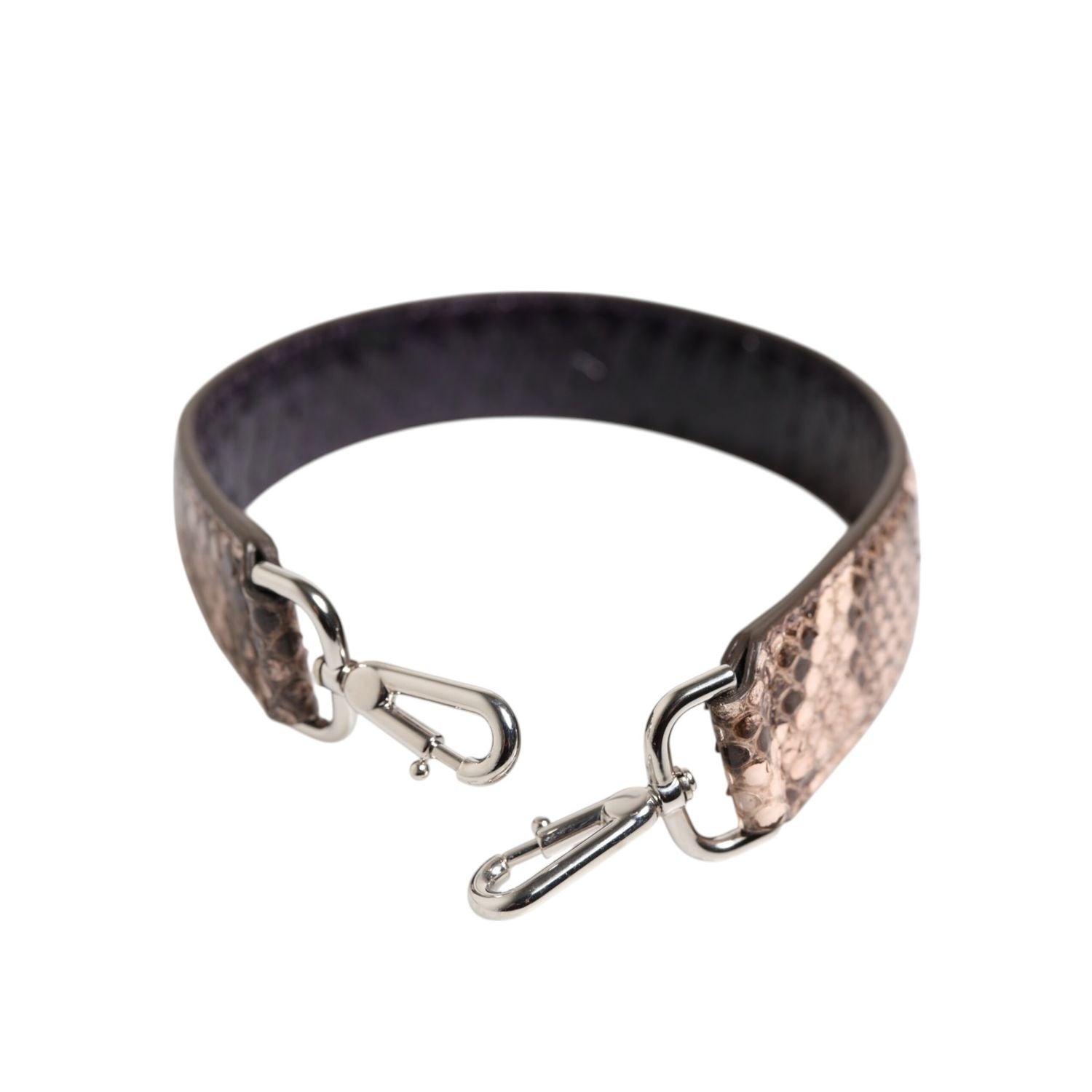 Dolce & Gabbana Brown Exotic Leather Handbag Accessory Shoulder Strap