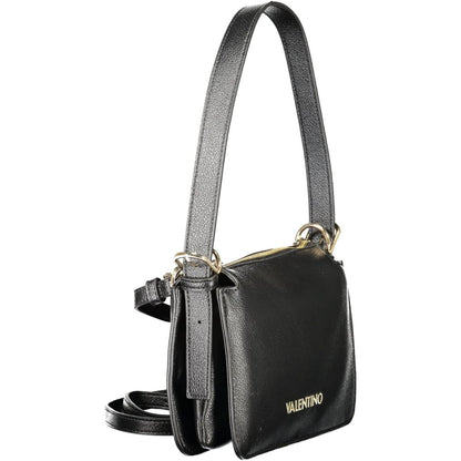 Mario Valentino Black Polyurethane Women Handbag