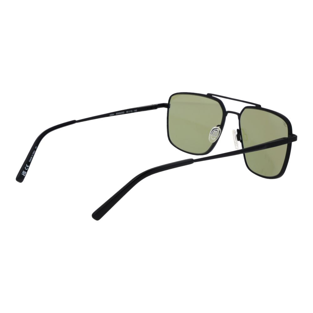 Serengeti Black Metal Sunglasses