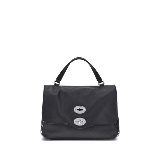 Zanellato Black The Postina Saeta Leather Shoulder Bag