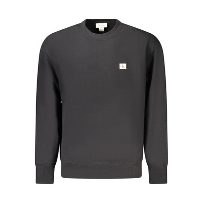 Calvin Klein Black Cotton Men Sweatshirt