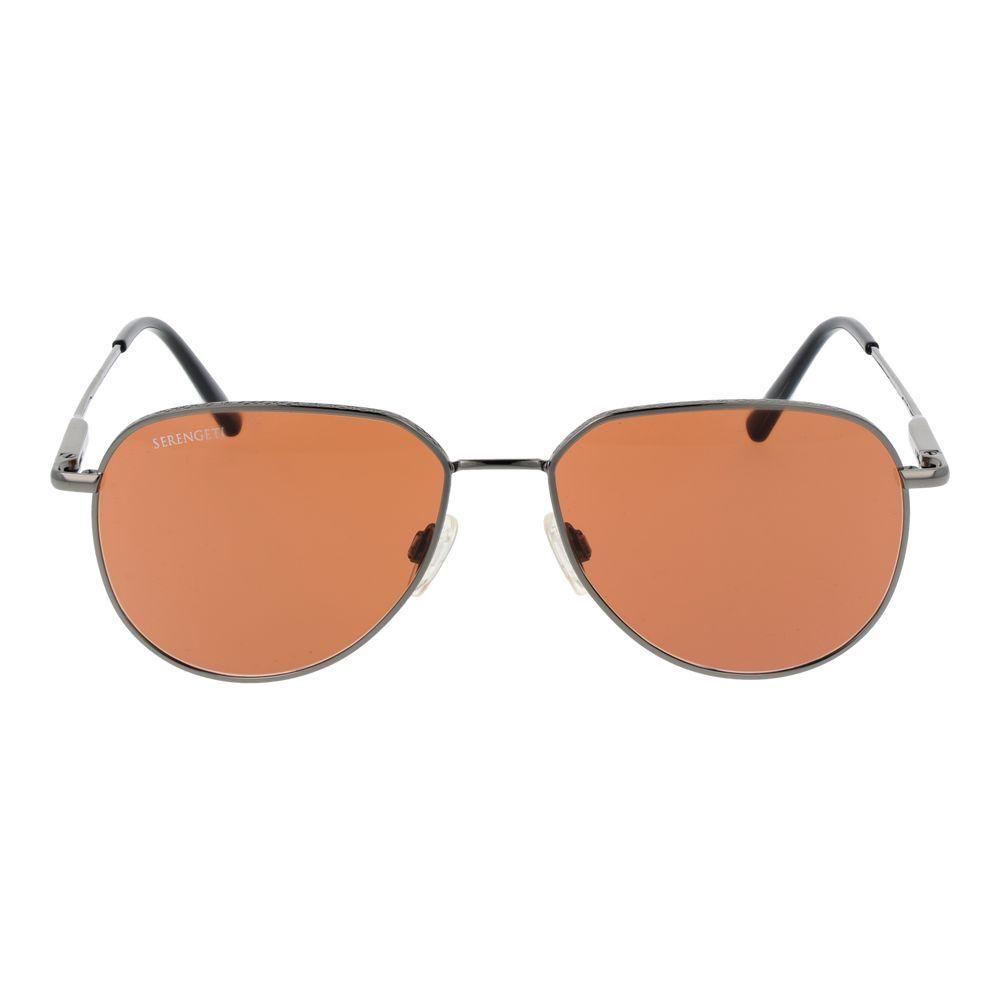 Serengeti Gray Metal Sunglasses