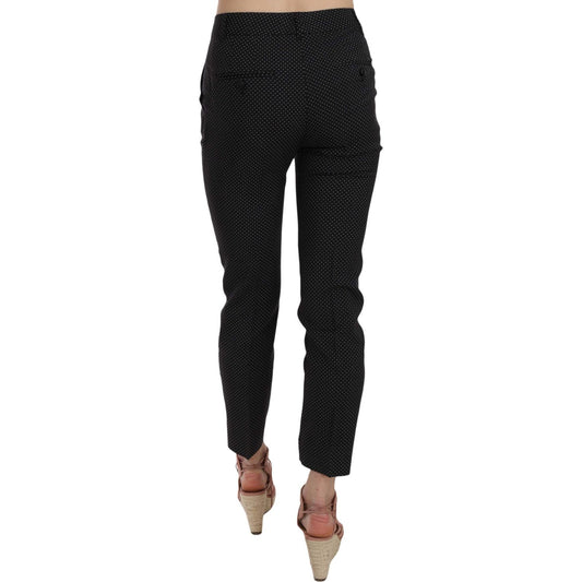 Dolce & Gabbana Elegant Black Virgin Wool Trousers Dolce & Gabbana