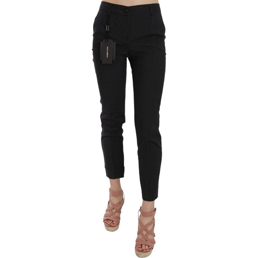 Dolce & Gabbana Elegant Black Virgin Wool Trousers Dolce & Gabbana