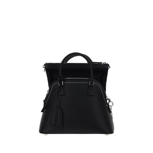 Margiela Black Calf Leather Bos Taurus Handbag Margiela