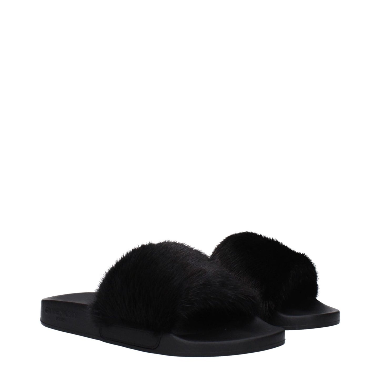 Givenchy Black Cotton Slippers Givenchy