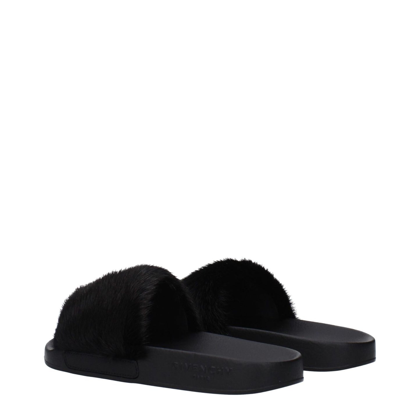 Givenchy Black Cotton Slippers Givenchy