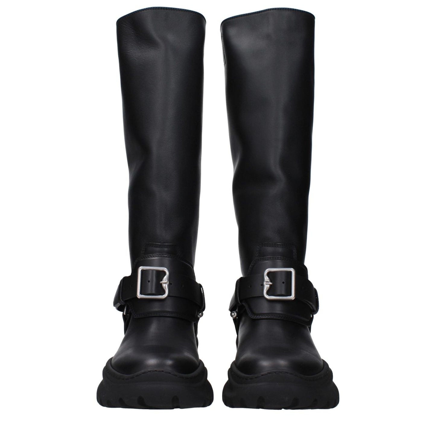 Burberry Black Leather Boots