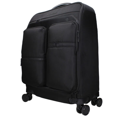 Piquadro Black Fabric Luggage And Travel