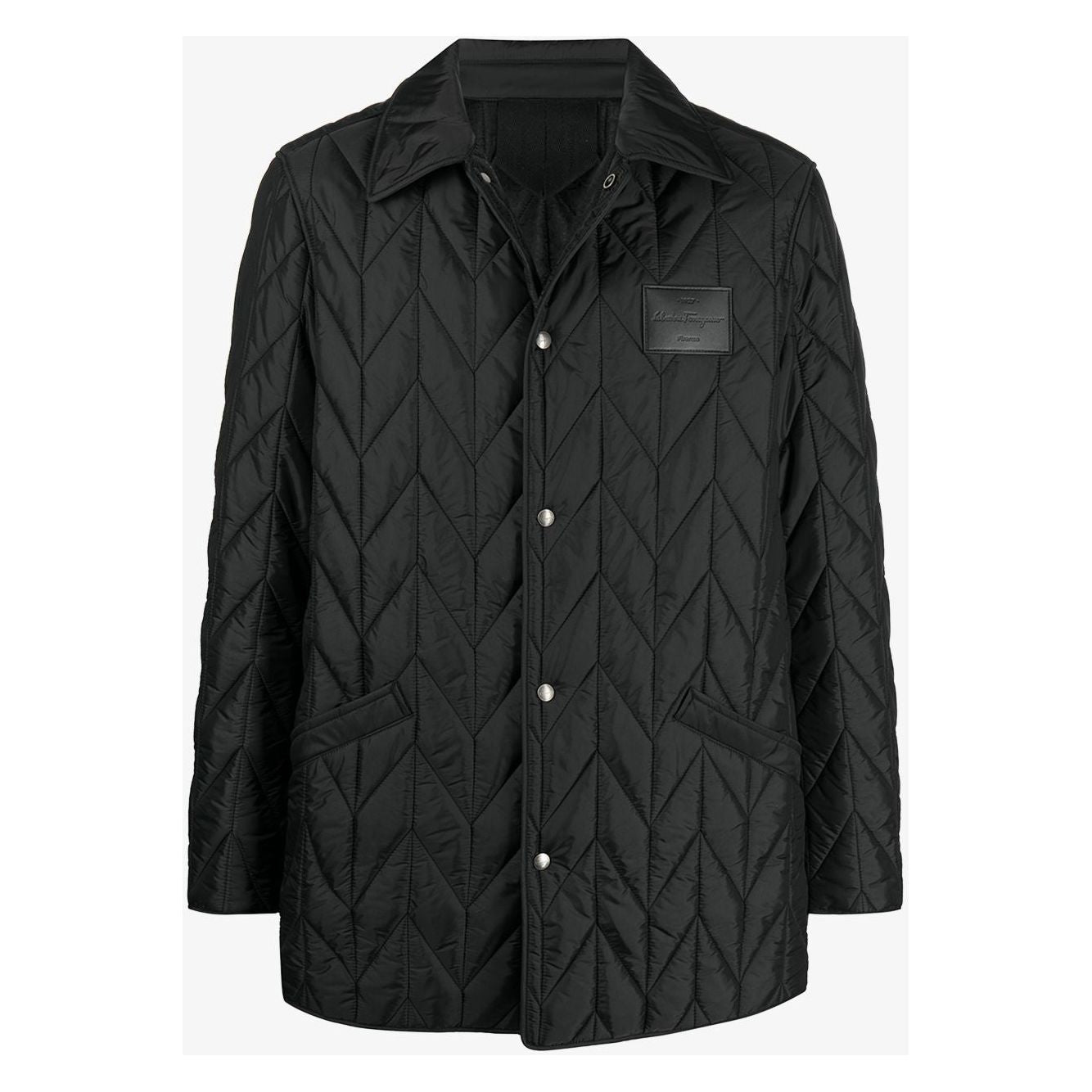 Ferragamo Jackets Black Jackets Ferragamo