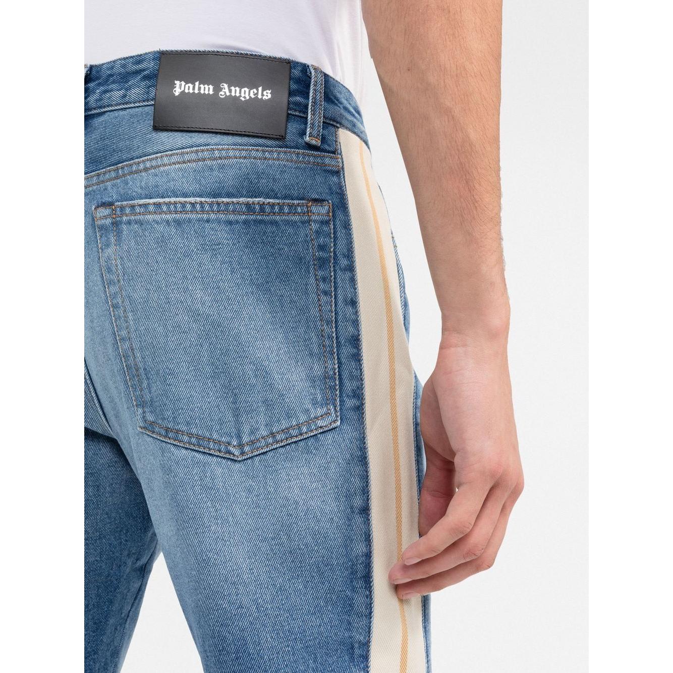 Palm Angels Jeans Clear Blue Jeans Palm Angels