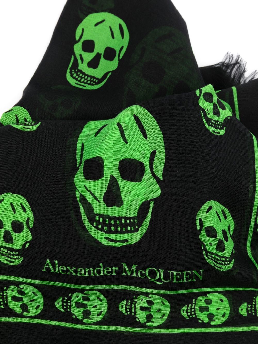 Alexander McQueen Scarfs Black Scarves Hats & Gloves Alexander Mcqueen