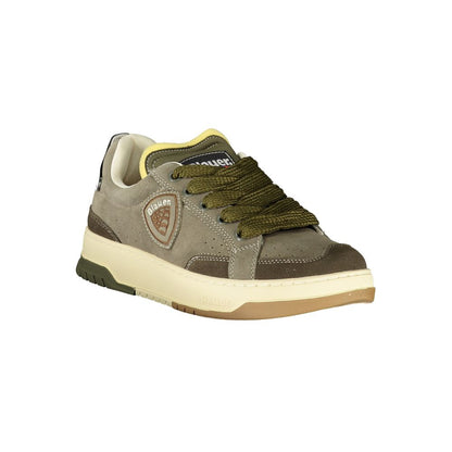 Blauer Verde Polyurethane Men Sneaker 1728,67403481248,Athletic - Sneakers - Shoes,Blauer,EU40/US7,EU41/US8,EU42/US9,EU43/US10,EU44/US11,EU45/US12,Green,Men,New with tags,Shoes,Sneakers - Shoes