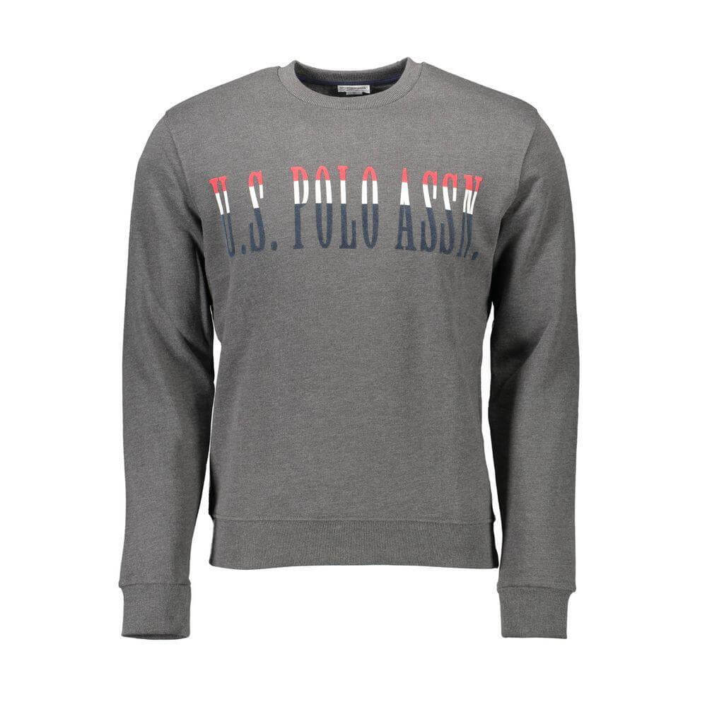 U.S. POLO ASSN. Gray Cotton Mens Sweatshirt