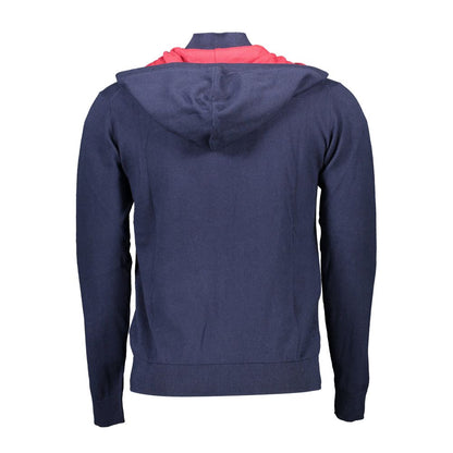 U.S. POLO ASSN. Blue Cotton Men's Cardigan