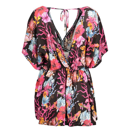 Desigual Black Viscose Women Dress Desigual