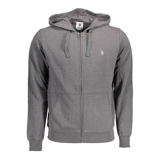 U.S. POLO ASSN. Gray Cotton Men's Sweatshirt