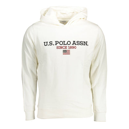 U.S. POLO ASSN. White Cotton Men Sweatshirt