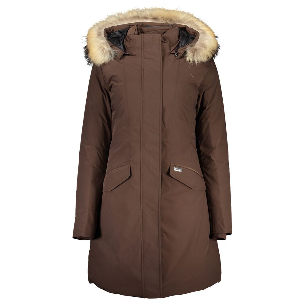 Woolrich Marrone Cotton Women Jacket